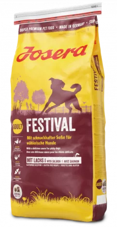 Josera Festival 15 kg (лосось) сухий корм для дорослих вибагливих собак