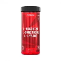 Амінокислота Prozis L-Arginine, L-Ornithine L-Lysine 120 капсул (I2220551)