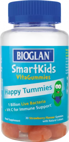 Bioglan Комплекс для пищеварения + Витамин С для детей желейки 30 шт. / Биоглан SmartKids Happy Tummies (541364)