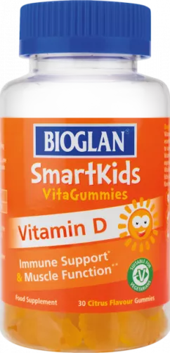 Bioglan Вітамін D для дітей желейки 30 шт. (Биоглан SmartKids Vitamin Д Vitagummies) (541365)