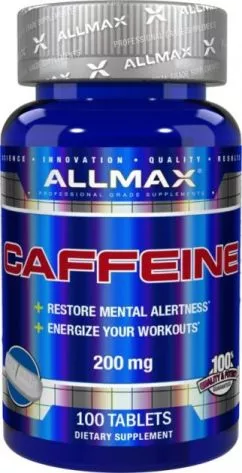 Гейнер AllMax Nutrition Caffeine 100 таблеток (4384301109)