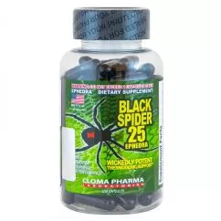 Жиросжигатель Cloma Pharma Black Spider 100 капс Без вкуса (426f51)