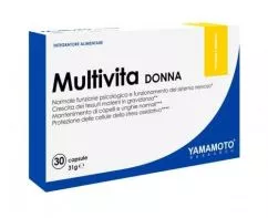 Multivita Donna Yamamoto Nutrition 30 Capsules (4926266002069)