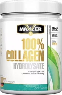 Натуральна домішка Maxler 100% Collagen Hydrolysate 300 г (4260122320585)