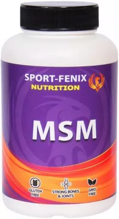 Метилсульфонилметан (MSM) SPORT-FENIX NUTRITION MSM 90 капсул (4820259600044)