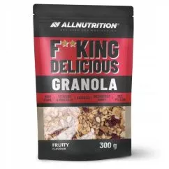 Заменитель питания AllNutrition FitKing Delicious Granola, 300 грамм, фрукты (5902837740409)