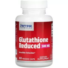 Глутатіон Jarrow Formulas "Glutathione Reduced" відновлений, 500 мг (60 вегетаріанських капсул) (790011150916)