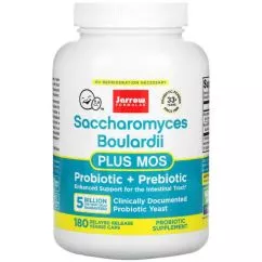 Jarrow Formulas Saccharomyces Boulardii plus MOS 180 капсул (4384304210)