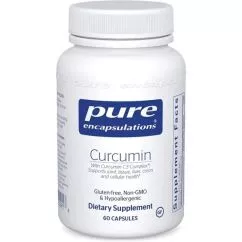 Куркумін, Curcumin, Pure Encapsulations, 250 мг, 60 капсул (PE-00091)