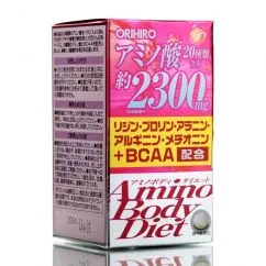 Амінокислоти для активного схуднення та ідеального тіла ORIHIRO Amino Body Diet Orihiro 300 шт - 25 дн (00-00002307)
