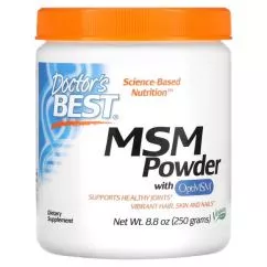 Препарат для суглобів і зв'язок Doctor's Best MSM Powder with OptiMSM, 250 грам (CN13787)