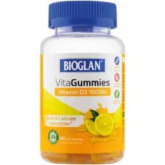 Bioglan Вітамін D3 для всієї родини желейки 60 шт. / Биоглан Vitagummies Vitamin D3 (541342)