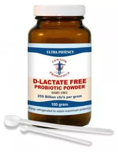 Пробіотична суміш Custom Probiotics D-Lactate Free 100 г (726670470867)