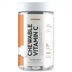 Вітаміни і мінерали Prozis Vitamin З 500 mg, 90 жувальних таблеток - апельсин (I2301356)