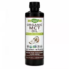 Масло Nature's Way Organic MCT Oil триглицериды средней цепи из кокосового масла 480 мл