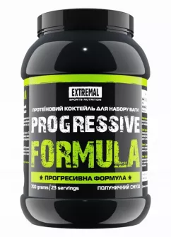Протеин для набора веса Extremal Progres formula 700 г комплексный Протеиновый коктейль Клубничный смузи