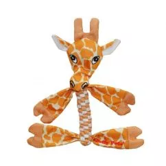 Іграшка для собак Jolly Pet плетені пищалка FLATHEADS Жираф з хрусткими елементами (FHG7)
