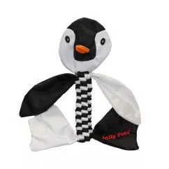 Іграшка-пищалка для собак Jolly Pet FLATHEADS Пінгвін з хрусткими елементами (FHP7)