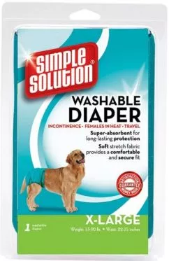 Багаторазова гігієнічна підкладка для тварин Simple Solution Washable Diaper X-Large  (ss10595)
