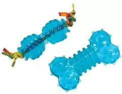 Набір іграшок для собак Petstages Orka кісточка і гантель міні, блакитний (pt234)