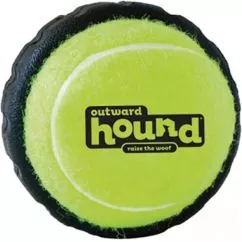 Іграшка для собак Outward Хаунд Тенісний м'ячик з шиною, жовтий, великий (oh67712)