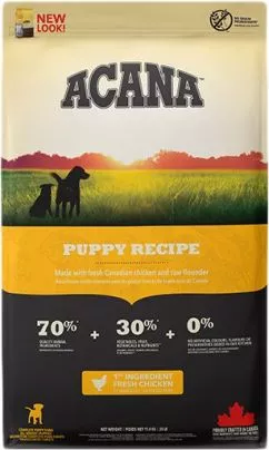 Корм для собак Acana Puppy Recipe 11.4 кг (a50011)