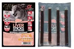 Ласощі для собак Alpha Spirit Dog Sticks Liver (н/в ласощі з печінки, палички x30) 300г. (as5106401)