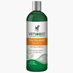 Шампунь Vet's Best Flea Itch Relief Shampoo успокаивающий при укусах блох – 0.470 л (vb10039)