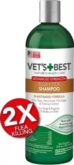 Шампунь Vet's Best Flea&Tick Shampoo 355 мл (vb10608)