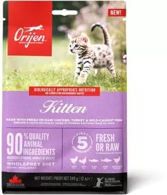 Корм для котів Orijen KITTEN 340 г (o71884)