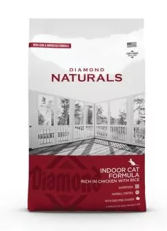 Корм для котів Diamond Naturals Indoor Cat Chicken&Rice 7.5 кг (dn10093-HT60)