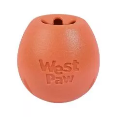 Игрушка для собак West Paw Rumbl Large Melon, для лакомства, оранжевая, 10 см (BZ041MEL)
