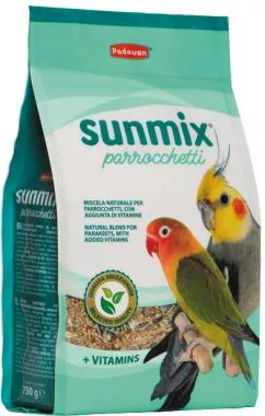 Корм для средних попугаев Padovan SunMix parrocchetti 750г (PP00588)