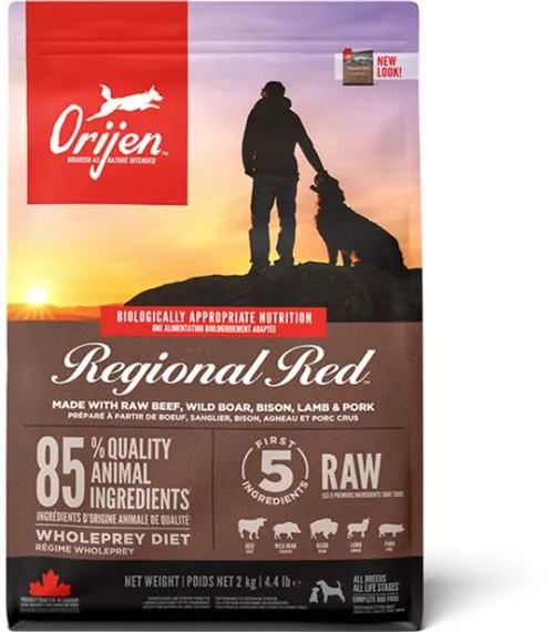 Сухий корм для собак Orijen Regional Red зі смаком м'яса та риби 2 кг (o18420) - фото №2