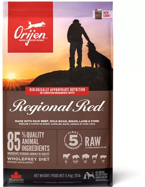 Сухий корм для собак Orijen Regional Red зі смаком м'яса та риби 11.4 кг (o18412) - фото №2