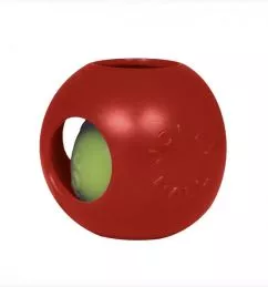 Игрушка Jolly Pets Teaser Ball мяч двойной, большой, красный, 21 см (1508RD)