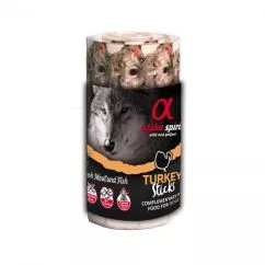 Ласощі для собак Alpha Spirit Dog Sticks Turkey (н/в ласощі з індички, палички х16) 160г. (as5102415)