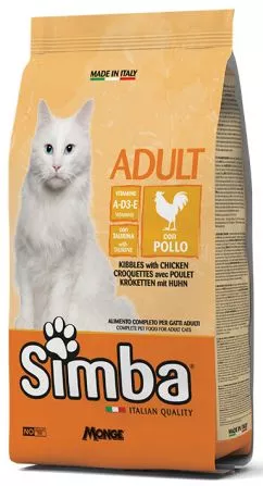 Сухой корм SIMBA Cat курица 20кг (70016100)