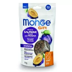 Лакомство Monge Gift Cat Hairball лосось со сливой 0,05кг (70085137)
