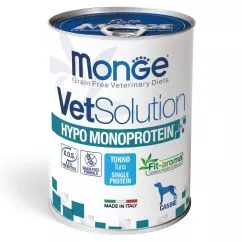 Влажный корм Monge VetSolution Wet Hypo canine тунец 0,4кг (70082037)