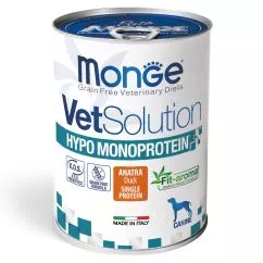Вологий корм Monge VetSolution Wet Hypo canine качка 0,4кг (70082044)