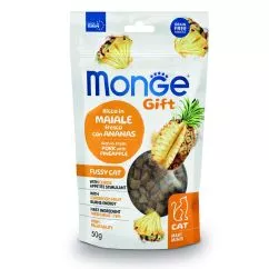 Лакомство Monge Gift Fussy Cat свинина с ананасами 0,05кг (70085168)
