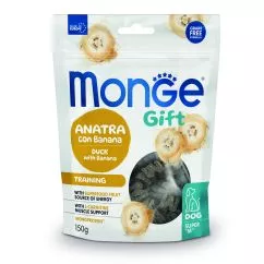 Лакомство Monge Gift Dog Training утка с бананом 0,15кг (70085748)