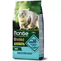 Сухой корм Monge Cat Bwild Grain Free треска 1,5кг (70012058)