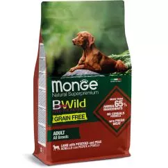Сухой корм Monge Dog Bwild Grain Free ягненок 2,5кг (70011723)