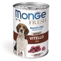 Влажный корм Monge Dog FRESH с телятиной 0,4кг (70014458)