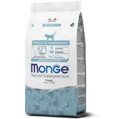 Сухой корм Monge Cat Monoprotein Kitten с форелью 1,5кг (70005500)