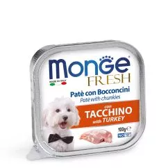Вологий корм Monge Dog FRESH з індичкою 0,1кг (70013024)