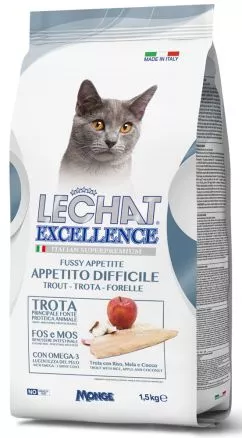 Сухий корм Monge LCE Cat Fussy appetite форель 1,5кг (70059787)