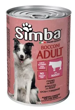 Вологий корм SIMBA Dog Wet яловичина 1,23кг (70009126)